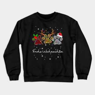 FROHE WEIHNACHTEN HUNDE Crewneck Sweatshirt